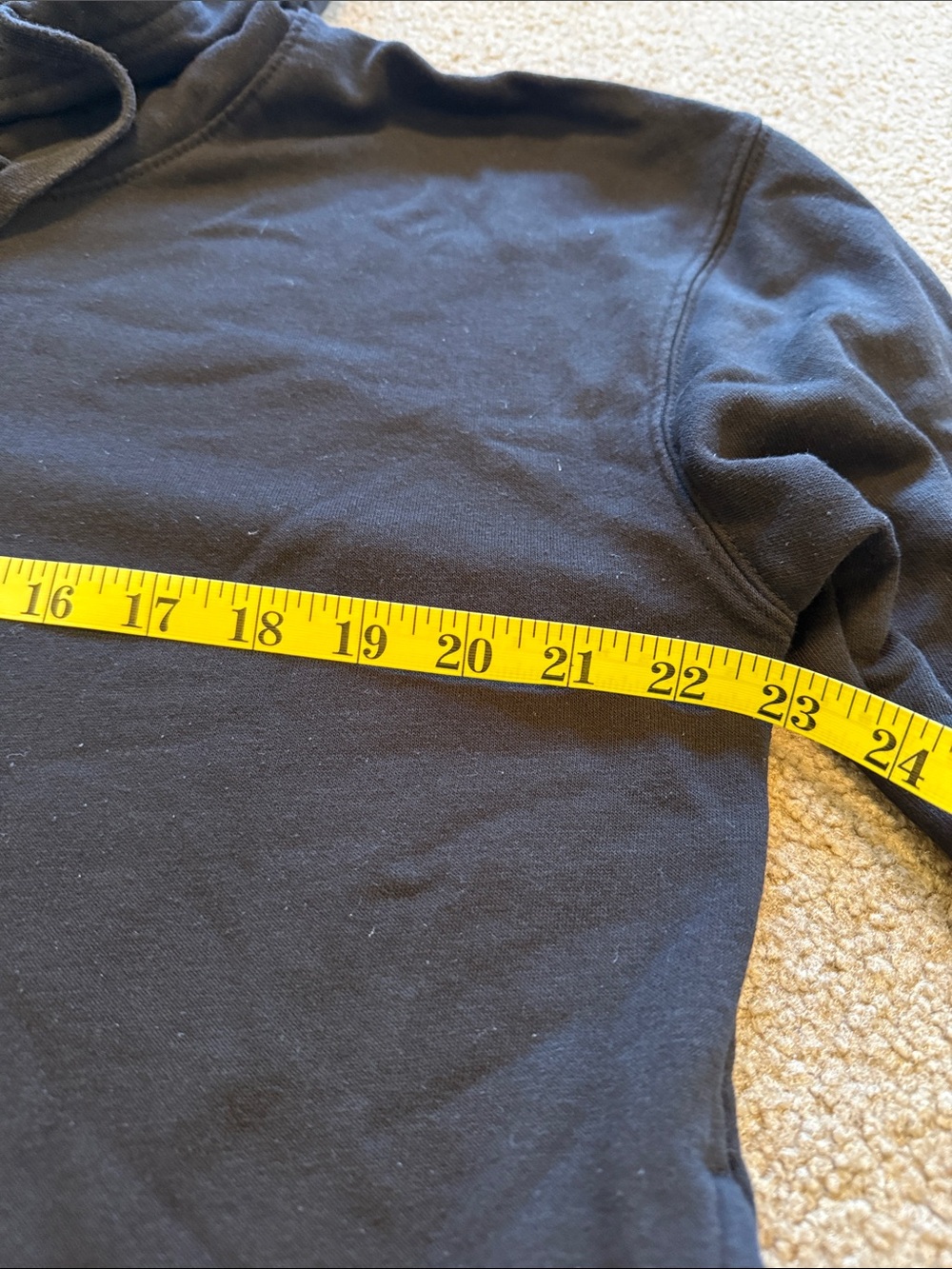 Old Navy Black Women's Hooded Pullover Sweatshirt - Picture 5 of 7